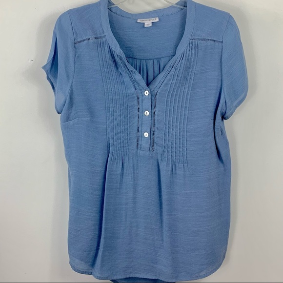 Westport Chambray Blue Top‎ M - Picture 2 of 11